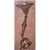 Image 4 : Wall Sconce Light Fixture with Ruffled Art Glass Shade