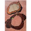 Image 2 : 4 Live Edge Burl Wood Mirror and Picture Frames