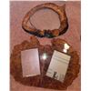 Image 3 : 4 Live Edge Burl Wood Mirror and Picture Frames