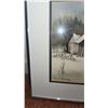 Image 2 : Elaine Bushey Signed Watercolour Barn Winter Scene Framed