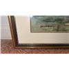 Image 2 : Eddie M. Budney Framed Winter Landscape Watercolour