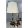 Image 1 : Ornate Table Lamp, Cherub Vase, and Arabella Candle Group