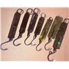 Image 2 : 7 Brass and Steel Hanging Spring Balance Scales