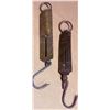 Image 8 : 7 Brass and Steel Hanging Spring Balance Scales