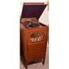 Image 2 : Brunswick Floor Model Wind-Up Phonograph with Cabinet