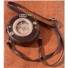 Image 5 : Lot: Military Canteen, Hammered Flask, Detex Newman Clock, Key Fob, and Cases