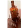 Image 4 : Lot: Letter Sorter, Amber Jug, Cobalt Pitcher, Wine & Cheese Box, Birdhouse, Glasses