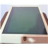 Image 3 : 4 Glass-Top Wood Showcase Display Cases with Key