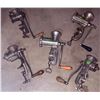Image 2 : 5 Cast Iron Manual Meat Grinders, Mixed Brands