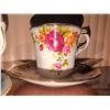 Image 3 : English Bone China Teacup and Saucer Sets, 5 Pieces