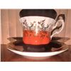 Image 7 : English Bone China Teacup and Saucer Sets, 5 Pieces