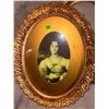 Image 2 : Ornate Oval Gold-Tone Picture Frames with Portrait Print