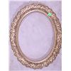 Image 3 : Ornate Oval Gold-Tone Picture Frames with Portrait Print