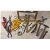 Image 2 : Hand Tool Lot with Tape Measures, Knives, Hammers, and Accessories