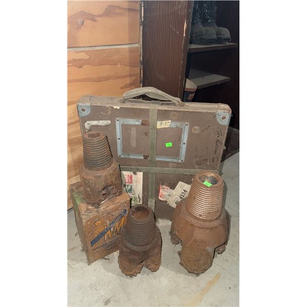 Walker-McDonald Enterprises Rock Bits and Vintage Metal Case