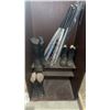 Image 3 : Wooden Locker with Storage Shelf, Rubber Boots, Work Boots, and Aluminum Baseball Bats