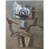 Image 1 : Hand Tools and Barn Jacks Including Drill Oil Cans and Beekeeping Smoker