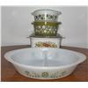 Image 1 : Pyrex Mixing and Casserole Dish Set with Lids, Various Patterns