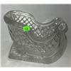 Image 3 : Decorative Items Including Black Swan Planter, Acrylic Sleighs, and Stained Glass Lotus