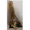 Image 1 : Wooden Snowshoes and Desk Pen Holders with Perpetual Calendar