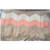Image 4 : 2 Framed Floral Prints and Crocheted Blanket
