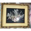 Image 2 : Three Framed Ribbon Embroidery Floral Basket Pictures