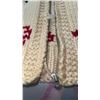 Image 5 : Hand-Knit Sweater with Wolf Motif, Plaid Fedora, and Wool Socks