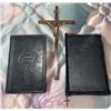 Image 2 : Religious Lot with Two Bibles, Wall Crucifix, Calendars, and Angel Ornaments