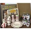 Image 1 : Art Books, Ceramic Jars, and Decorative Vases