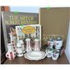 Image 2 : Art Books, Ceramic Jars, and Decorative Vases