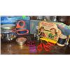 Image 2 : Sewing and Notions Lot with Scissors, Thimbles and Watch
