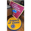 Image 3 : Embroidered Lions Club Patches, Vintage Clock Radio, Belts, Wallets, Brushes