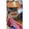 Image 4 : Embroidered Lions Club Patches, Vintage Clock Radio, Belts, Wallets, Brushes