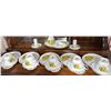 Image 2 : Royal Standard 'Wild Rose' Tea Set with Six Trios and Candle Holders