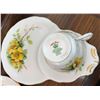 Image 4 : Royal Standard 'Wild Rose' Tea Set with Six Trios and Candle Holders