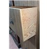 Image 5 : Wood Veneer Four-Drawer Vertical Filing Cabinet with Ornate Metal Pulls