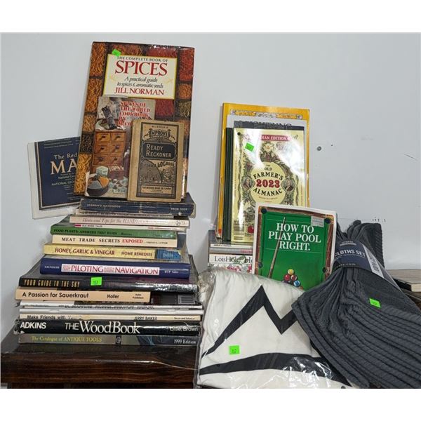 Nonfiction Books and Miscellaneous Textiles