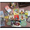 Image 1 : Children's Book Lot with Cabbage Patch Kids Little Golden Book, Vintage Toys and Craft Supplies