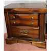Image 2 : Solid Wood Two-Drawer Nightstands with Brass Handles