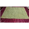 Image 9 : Vintage Waterbed Base Bed with Mattress and Homemade Blanket