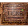 Image 3 : Three Inlaid Wood Cutting Boards, Two with “LIONS” Design
