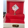 Image 6 : Lot: Block Crystal Wall Art, Books, Trinket Boxes, Coin Purses, and Figurine
