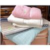 Image 3 : Towels, Textiles, Hanging Hamper, and Mixed Hangers Lot