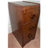 Image 3 : Wood Three-Drawer Chest with Circular Drawer Pulls
