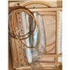 Image 4 : Embroidery and Sewing Supply Lot with Wicker Sewing Basket and Supplies