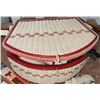 Image 4 : Sewing Basket With Assorted Notions, Zippers, and Trims