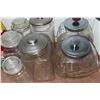 Image 5 : Glass and Metal Kitchen Canisters, Pitcher, and Thermal Carafe