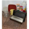 Image 1 : Kitchen Bakeware and Storage Lot with Bernardin Canning Lids