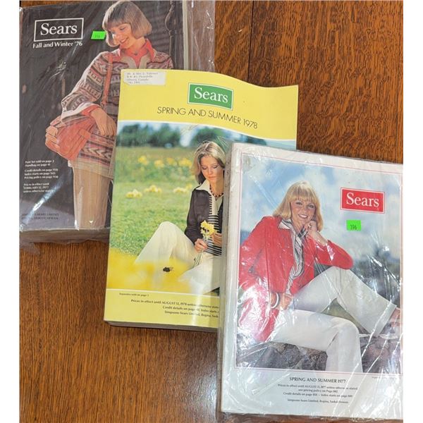 Three Sears Catalogues 1976–1978