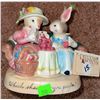 Image 5 : Precious Moments Avon Rabbit and Mouse Porcelain Figurines Set of 4